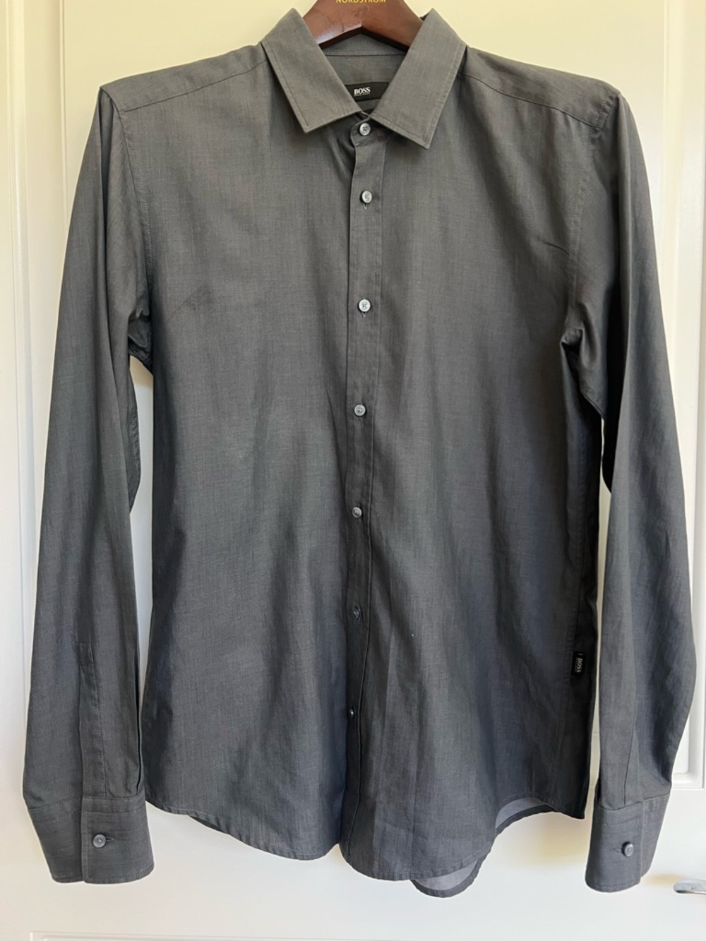 Hugo Boss Slim Fit Long Sleeve Button Up Dress Shit